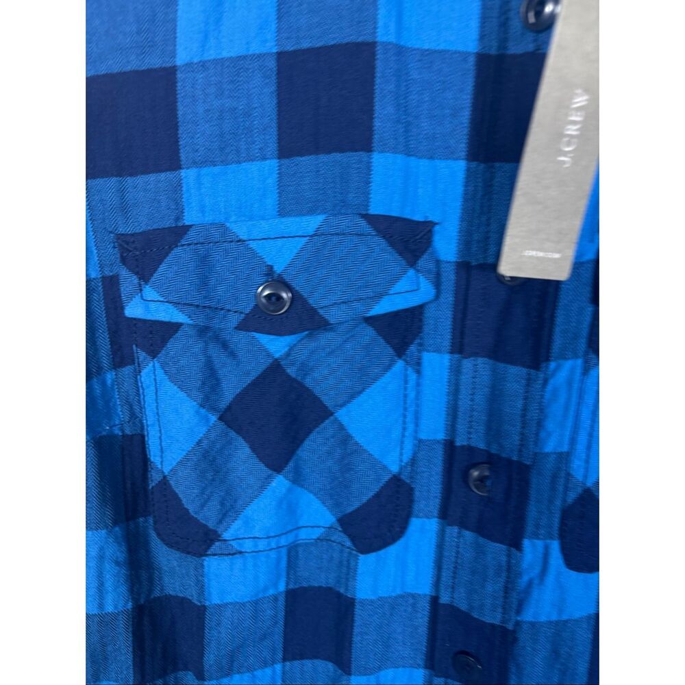 J.Crew Plaid button down shirt size 0 - Picture 4 of 7